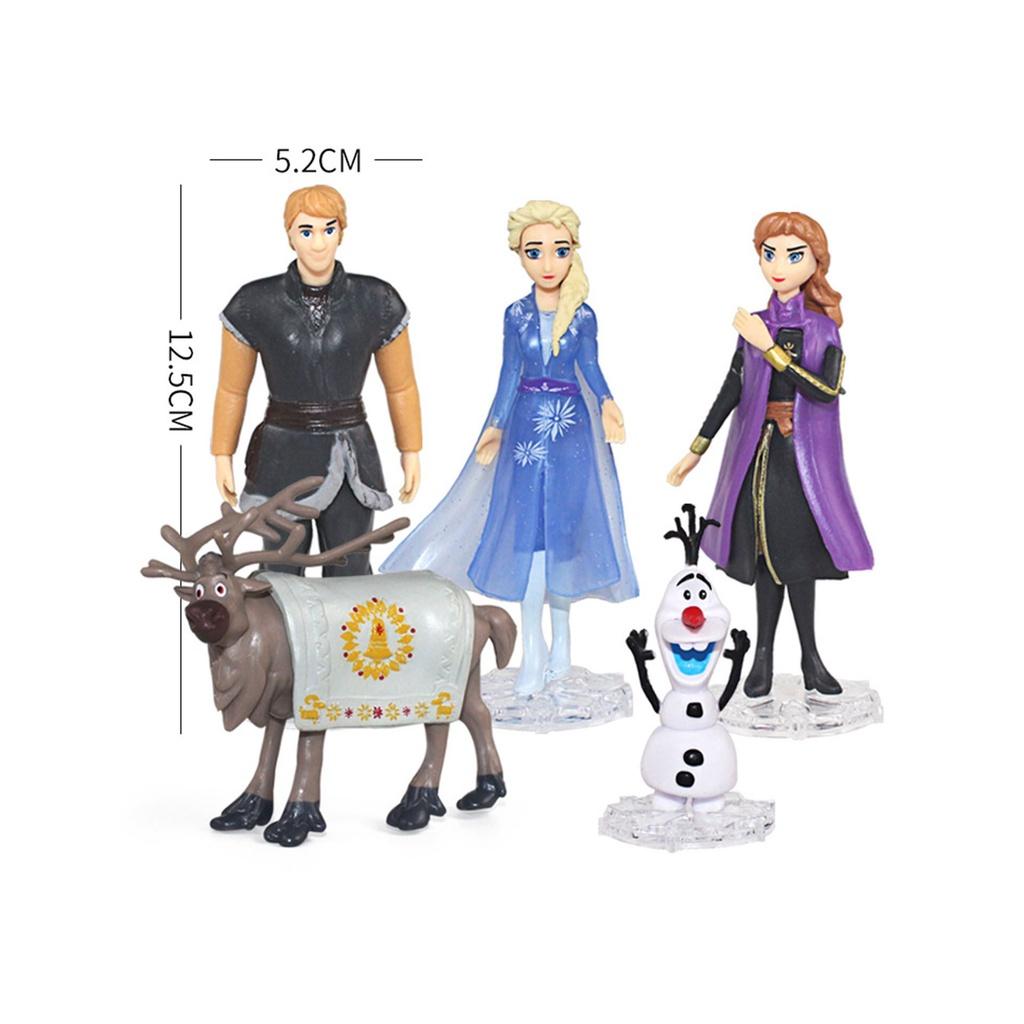 Игрушечные фигурки принцесс Disney Холодное сердце, слепые боксы с Анной, Эльзой, Олафом, коллекционные фигурки для детей от 3 лет