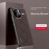 Для POCO F7 Ultra Luxury Leather Plating Frame Case для Xiaomi POCO F7 Pro F7ultra Protect Shockproof Bumper