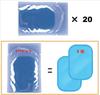 Chaojibao Gel Sheet EMS Abdominal Belt Replacement Pad High Conductive