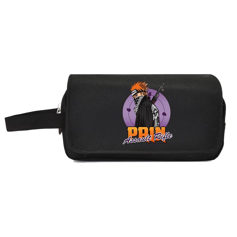 Naruto Edition Japanese-Style Pencil Case for Students, Large Capacity, Anime Design