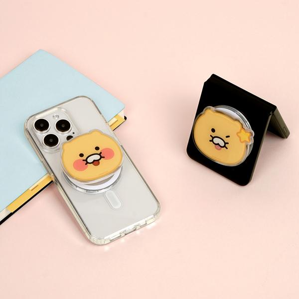 Kakao Friends Chunsik Idiot Max Stand Talk, совместим с MagSafe, базовый, 1 предмет, лучший персонаж Кореи