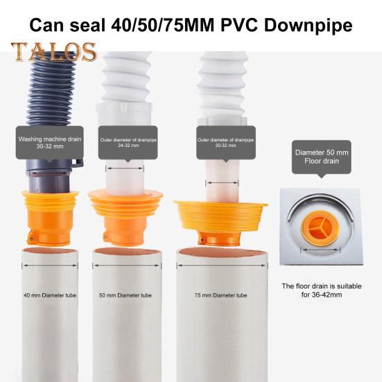 Герметик для сливной трубы Водонепроницаемый материал Простая установка Устойчивая к давлению напольная сливная труба Освежитель воздуха для ванной комнаты