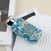 Stainless Steel Insulated Travel Mug With Rhinestone Design 304 Food-Grade Inner 250ml Capacity Leak-Proof Screw Cap