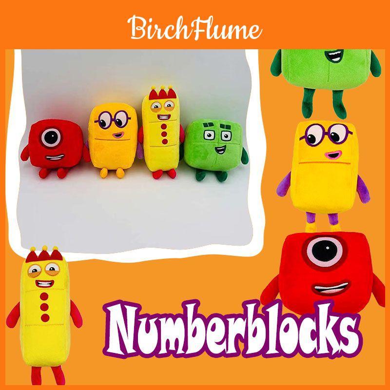 Плюшевая кукла Numberblocks Мягкая и милая мягкая игрушка для детей Обучающая и веселая