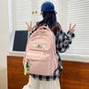 Модный многокарманный нейлоновый женский рюкзак, женский большой водонепроницаемый рюкзак, портативный школьный рюкзак для девочек, школьная сумка для студентов