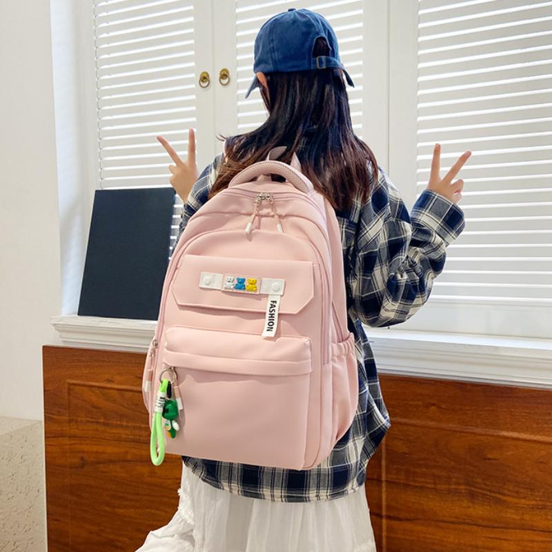 Модный многокарманный нейлоновый женский рюкзак, женский большой водонепроницаемый рюкзак, портативный школьный рюкзак для девочек, школьная сумка для студентов