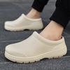 Fashion Summer Chef Shoes Anti Slip and Oil Proof Work Shoes Lazy Slippers Casual Trendy Slipper One Step Fashion Garden Shoes For Beach