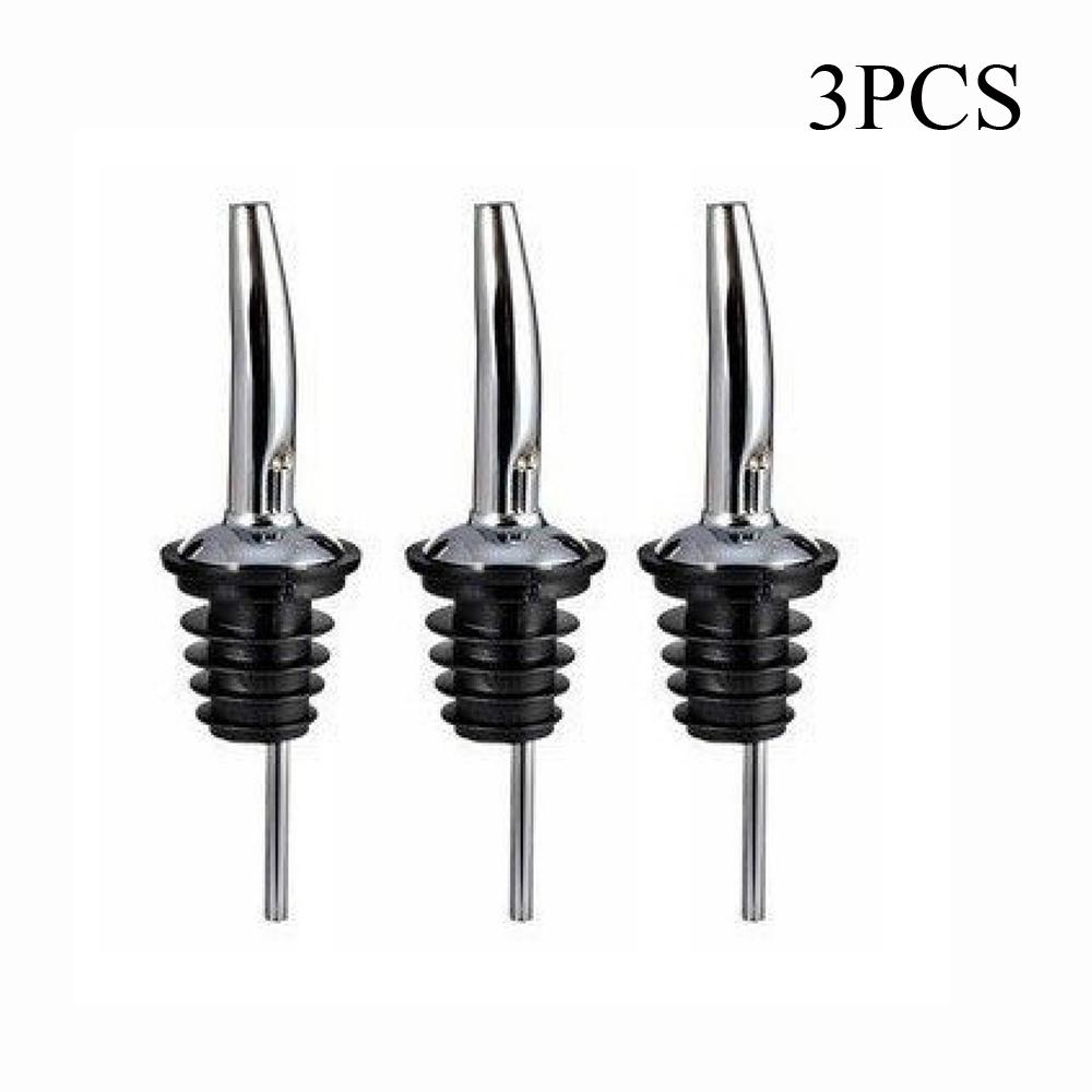 Flow Spout Stainless Steel Kitchen Bar Tool Wine Pourer Bottle Stopper Liquor Spirit Pouring