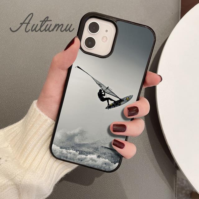 Чехол для телефона Extreme Sports Windsurf Sailing для iPhone 17 Air 15 16 11 12 13 14 Pro Max Plus coque Fundas Shell