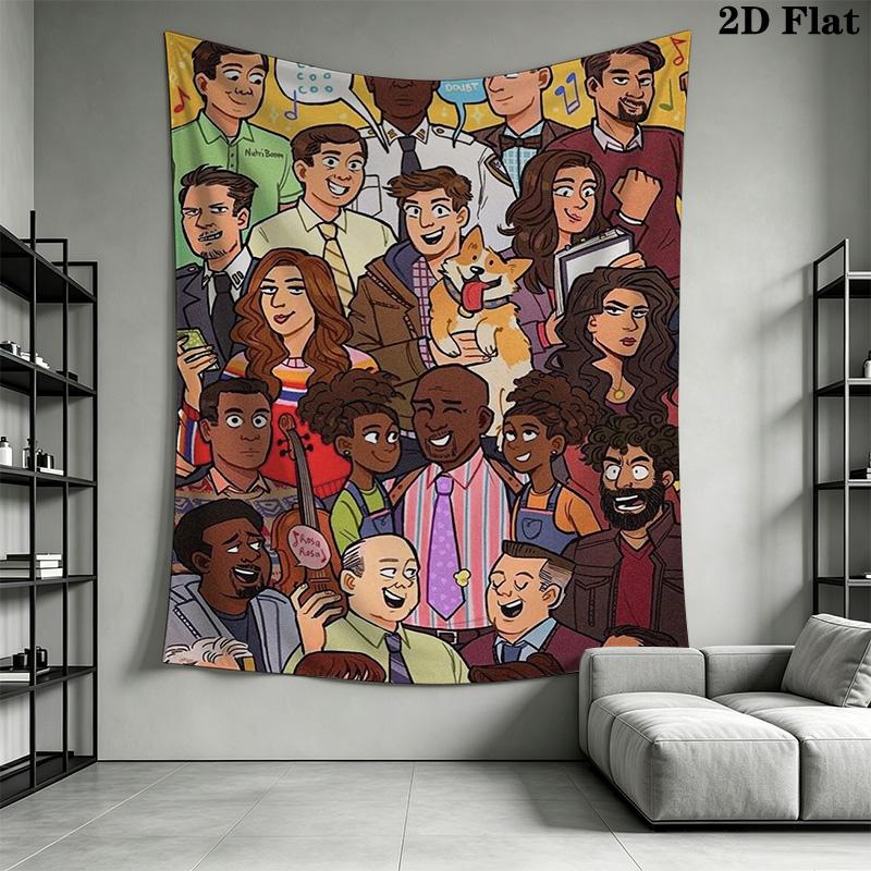 Brooklyn Nine-Nine Pattern Home Decor Tapestry, Wall Hanging, Decorative RV Wall Cloth.SGT0917162
