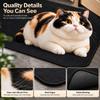 Diatomaceous Earth Home Decor Carpet 2D Cartoon Carpet Cute Cat  Area Rug  Living Rooms