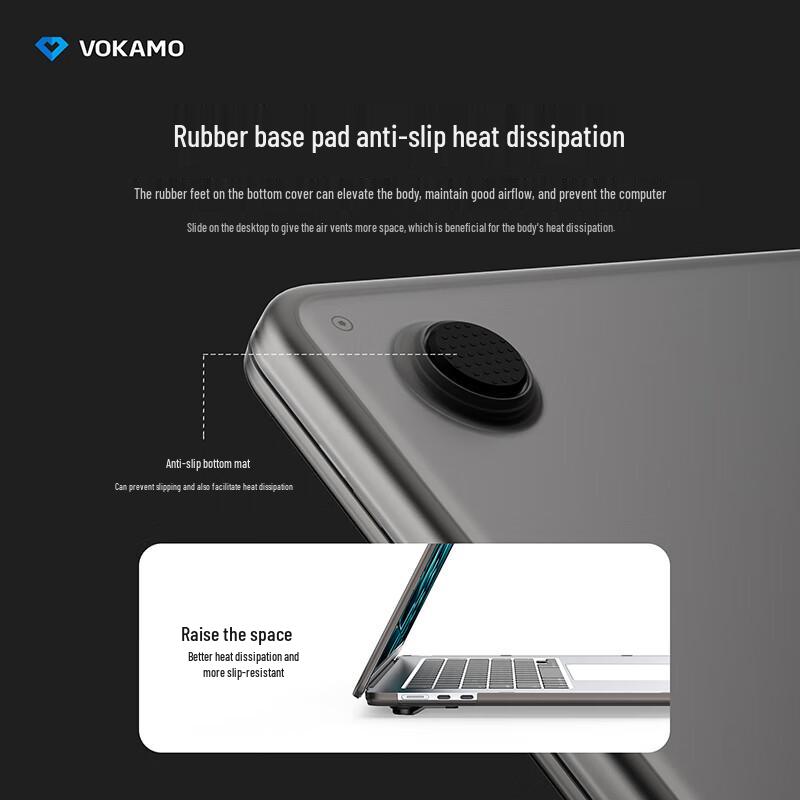 VOKAMO Защитный чехол для MacBook Pro с подставкой