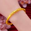 Gold Color New Women's Chinese Wedding Bracelet Jewelry Adjustable Opening