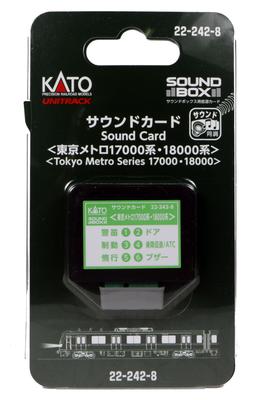 KATO Звуковая карта N Gauge Tokyo Metro 17000 Series 18000 Series 22-242-8 Железнодорожные принадлежности для моделей