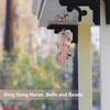 Винтажные колокольчики, лошадиные колокольчики музыкальные колокольчики для семьи дамские фестивали балконы веранды садовые украшения