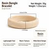 Round Shape Bangle Bracelet Resin Wrist Ornament New Wrist Band  Gift Pick