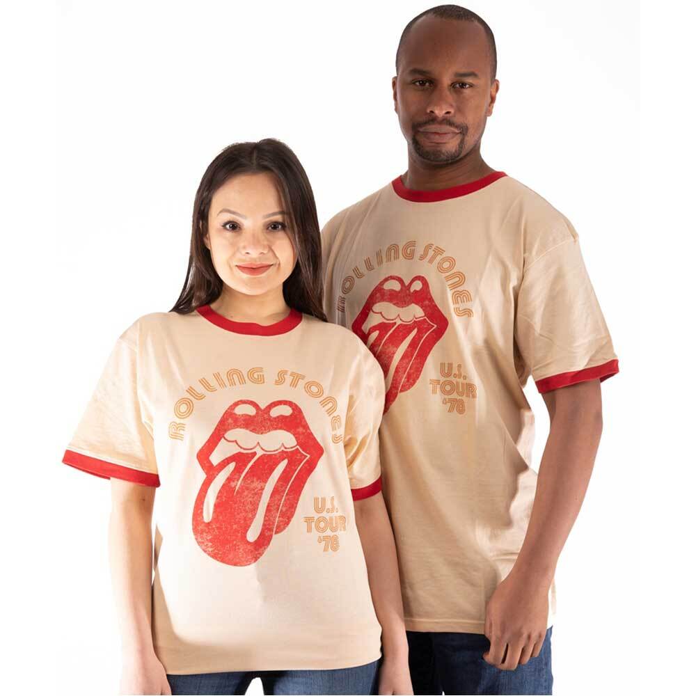 The Rolling Stones Unisex Ringer T-Shirt: US Tour '78 Unisex T-Shirt
