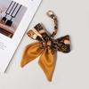 Silk Scarf Pendant Keychain: Versatile Bag Charm & Keyring