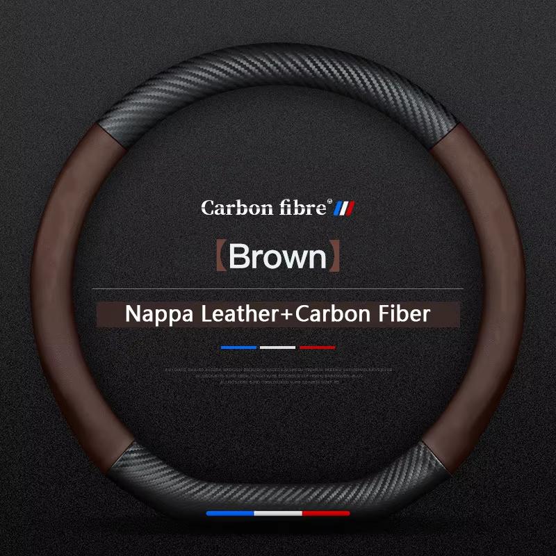 Car Suede Anti-Slip Steering Wheel Cover For Volkswagen Passat Golf 5 GTI Beetle Tiguan Touareg Polo T-ROC T-Cross Magotan Jeeta