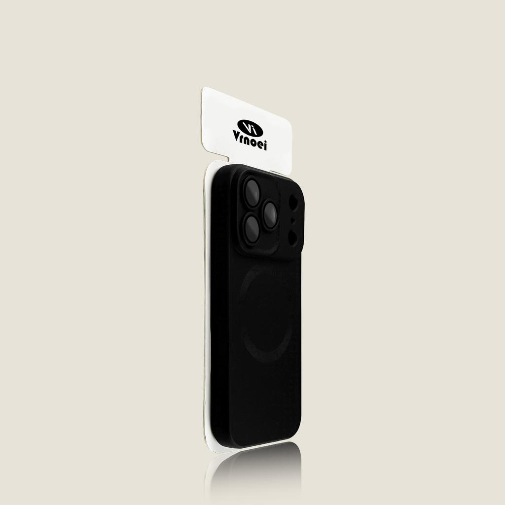 Luxury Matte Metallic Sheen Magnetic Case For 17 16 15 13 14 11 12 17 Pro Max Phone Cases Lens Protector Shockproof Cover