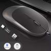 Rechargeable Wireless Mouse Dual Modes Bluetooth-compatible 2.4G USB Ergonomic Mice For Laptop Pad Tablet Macbook Mause