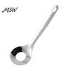 Kitchen Gadgets for Gifts Stainless Steel Meatball Maker Spoon, Ergonomic Long Handle Manual Utensils, Non-Stick Food Scoop Oval Leak Design Tool Meat