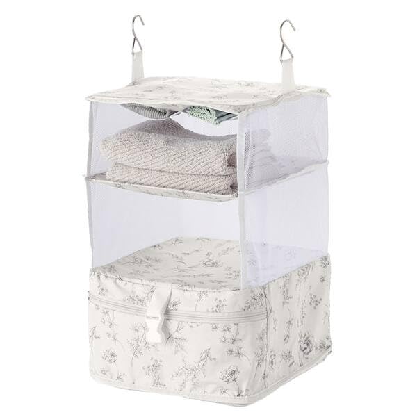 NITORI Deco Home Travel Hanging Storage BW M Size 2117300018371 Off-White