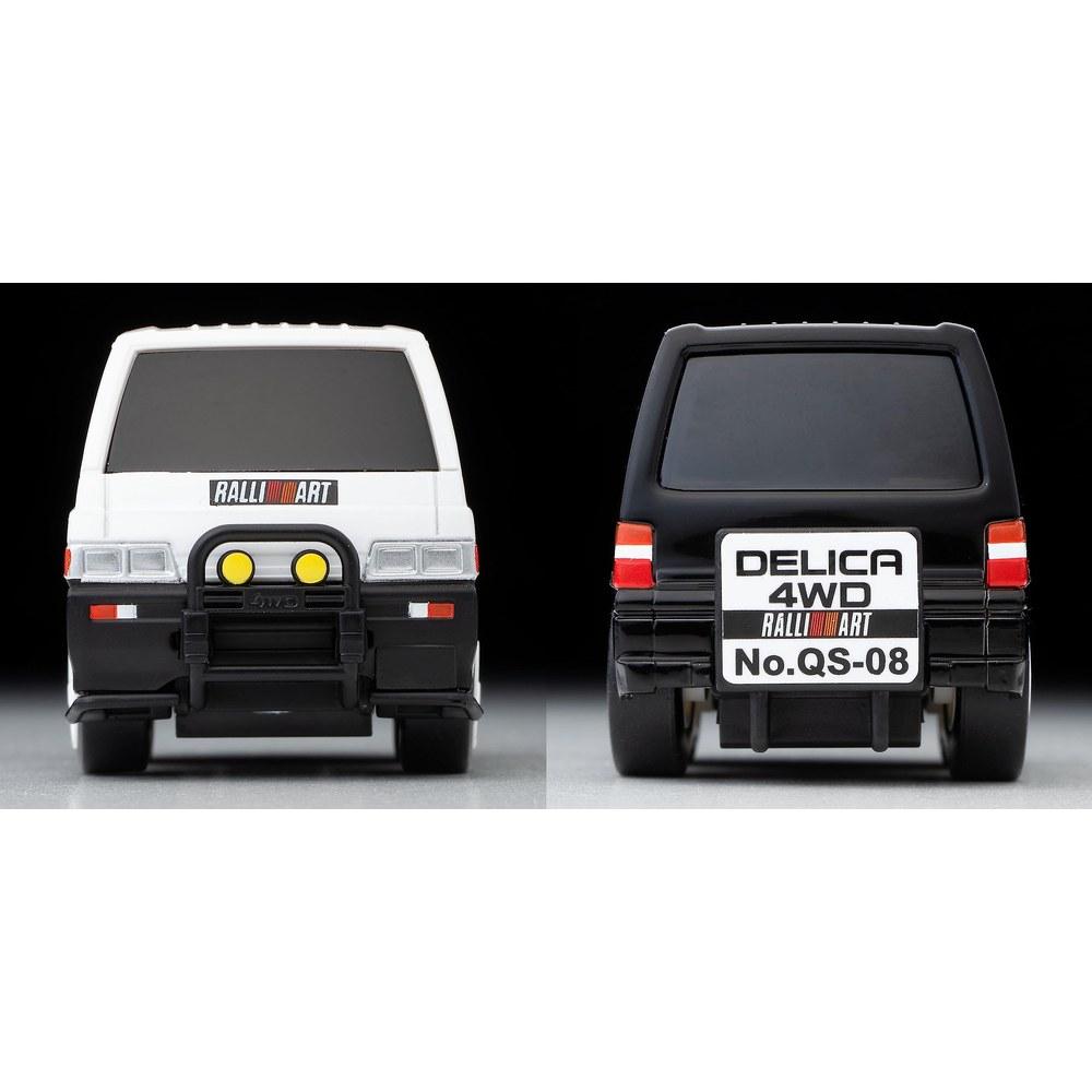 TOMYTEC ChoroQ Q's QS-08b Mitsubishi Delica Starwagon 4WD Rally Art Finished Model
