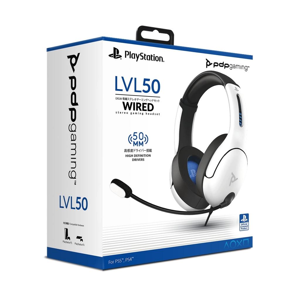 Проводная игровая гарнитура PDP Gaming LVL50 PS5PS4 [официально лицензированный продукт SONY][]