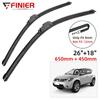 2PCS Wiper Blades For Nissan Murano Z50 2002-2008 26" 18" Fit Front Windshield Windscreen Window Brushes Cutter Accessories 2004 2005 2006 2007 2008