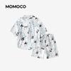Летний комплект из двух предметов в китайском стиле для мальчиков MOMOCO