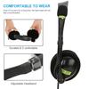 for PC Comfortable USB Microphone with Mic Wired Head Earpiece Headset Headphone Earphone