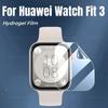 1/2/3/4/5 шт. Защитная пленка для экрана Huawei Watch Fit 3 Мягкая гидрогелевая пленка из ТПУ Huawei fit3 Защита от царапин Аксессуары для умных часов пленка