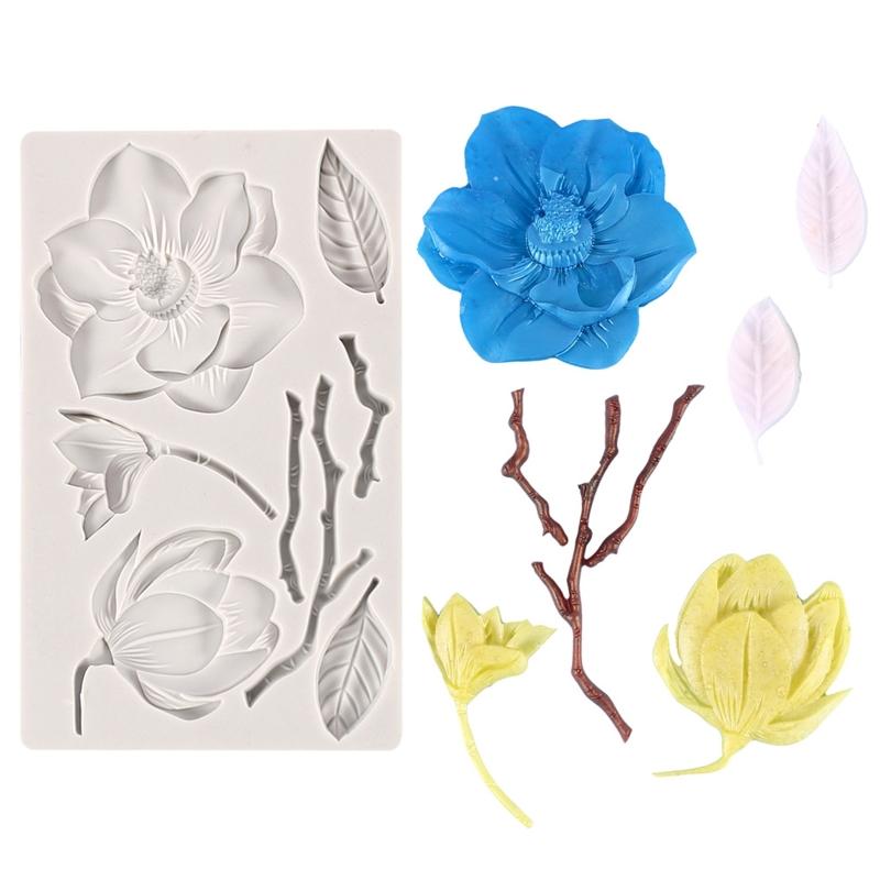 Принадлежности для мыловарения Инструменты для украшения торта Силиконовая форма для мыла Изысканная роза Бытовые формы для свечей Изделия из смолы для свечей