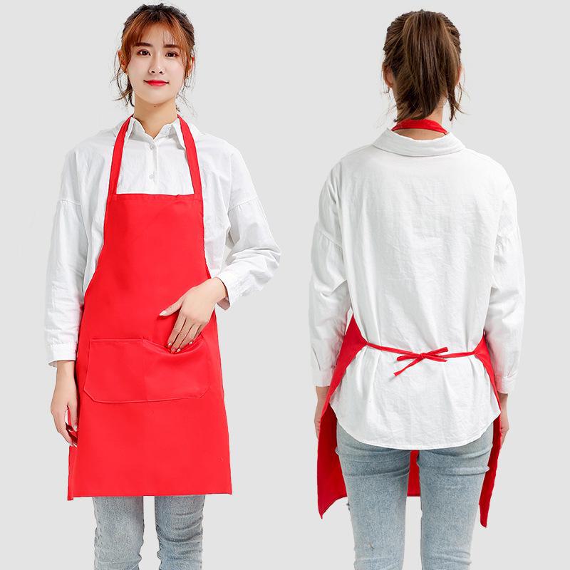 Индивидуальные фартуки цвета персиковой кожи: Современные однотонные цвета с персонализированными логотипами — идеально подходят для подарков и рекламы.