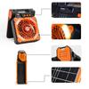 Outdoor LED Solar Camping Camping Light Foldable USB Rechargeable Fan 4 Speed Powerful Portable Camping Desk Lamp With Fan