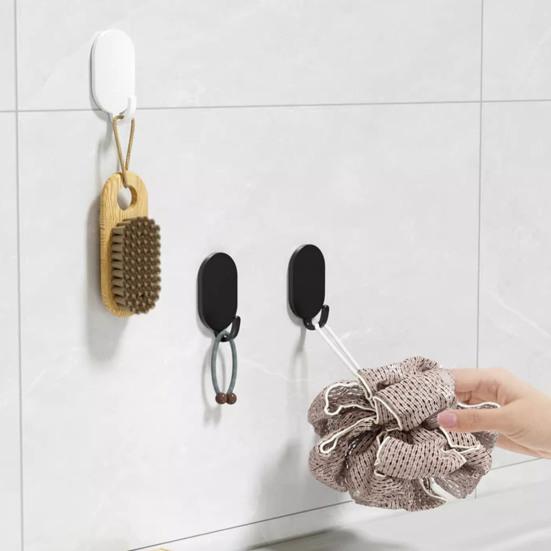 10 шт. настенных крючков, не требуется сверление, отличная липкость, органайзер для прачечной, грузоподъемность 11 фунтов