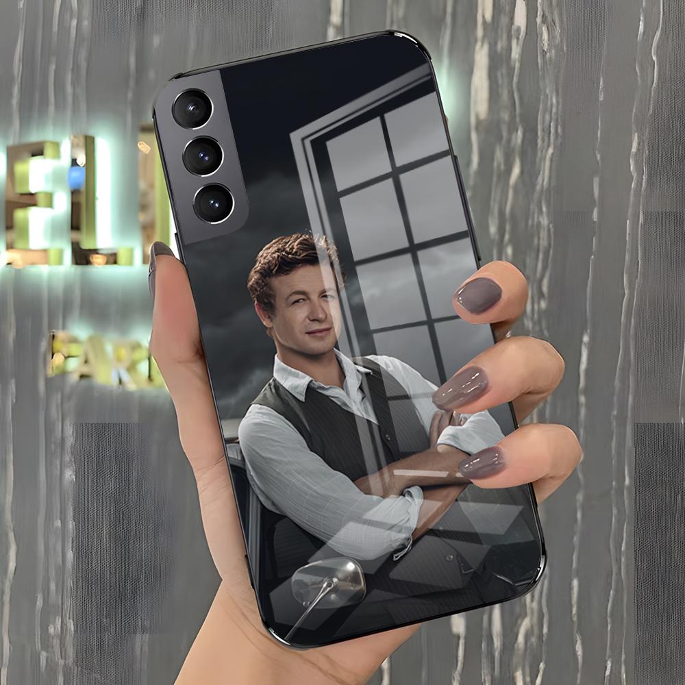 Чехол для телефона TV The M-Mentalist для Samsung A25 A13 A33 5G A54 A36 A35 A56 A52 A14 Ударопрочный стеклянный чехол