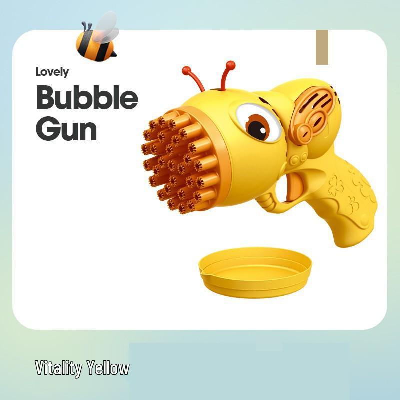 40-Hole Little Dinosaur Handheld Bubble Blower - Automatic Outdoor Toy for Kids