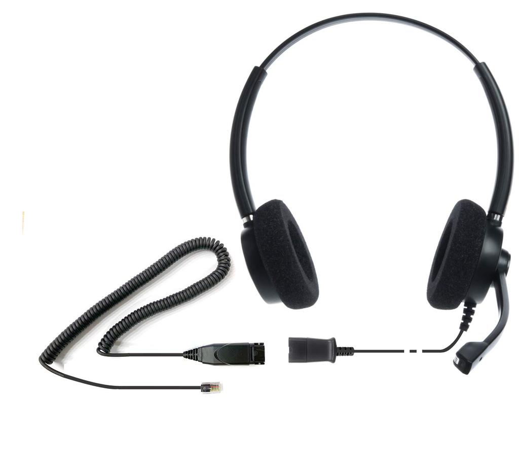 IPD Бинауральная гарнитура с шумоподавлением с кабелем для IP-телефона Avaya IP 9670 IPH-165 HIS-02 1608,1616, 9610, 9620, 9620L, 9620C, 9630, 9630G, 9640, 9640G, 9650,