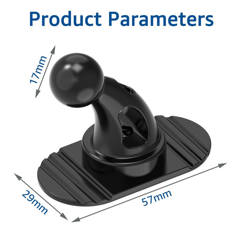 17mm Ball Head Car Phone Holder Base Universal Sticker Fixed Base for Car Dashboard Phone Mount Mobile Phone Stand Accessories