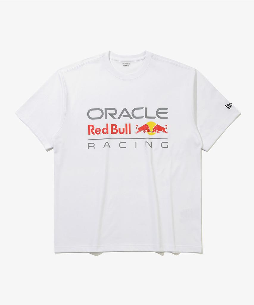 New Era Белая футболка с логотипом Oracle Red Bull Racing