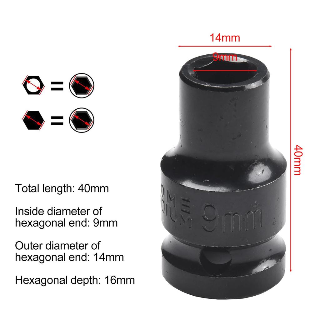 Торцевая головка для шуруповерта Инструмент для ремонта шин Гаечный ключ Торцевая головка для шуруповерта Простой в использовании