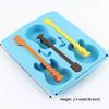 Easy Release Guitar Ice Tray Blue Guitar Chocolate Mold Durable Guitar Ice Mould  Gift