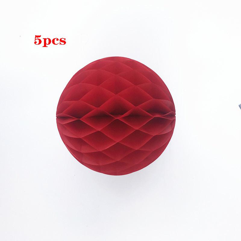 5 шт. украшений для окон и потолка, бумажные цветочные шары, вытягивание цветов, украшения для дня рождения и украшения