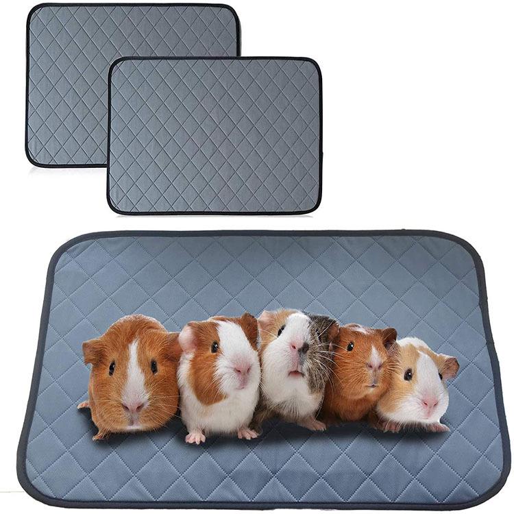Впитывающий моющийся коврик для домашних животных: Для хомяков, кроликов, собак и кошек - Мочевой коврик и подгузник