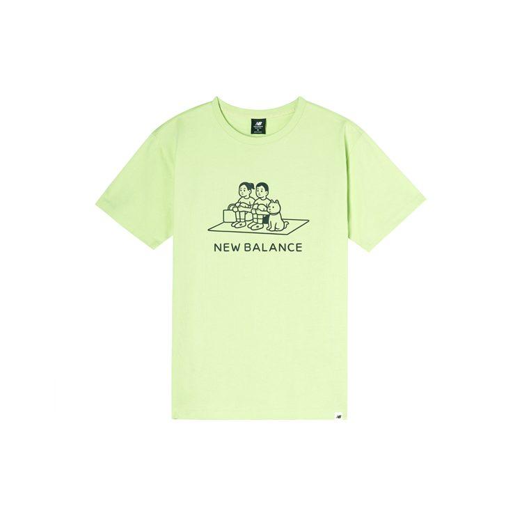 New Balance X Noritake Набор в рукаве Футболка Унисекс Зеленая AMT12349-LRW