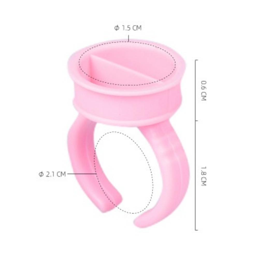 100 шт. одноразовые колпачки для чернил для татуировки, розовое кольцо для татуировки, чашка с чернилами для игл для татуировки, аксессуары для макияжа, инструменты для татуировки