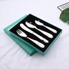 Flatware 304 Stainless Steel Dinnerware Cutlery Cartoon Pattern Carving Tableware Western-style Spoon Fork Set