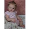 Reborn Dolls MEADOW 19 Inch Handmade 3D Painted Skin Newborn Doll Soft Touch Cloth Body with PP Cotton Bebe Reborn Doll Kids Birthday Holiday Present